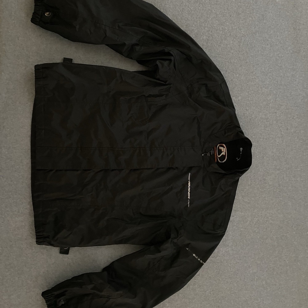 Fieldsheer FS Motorcycle Riding Jacket Women's 8 Black Poly‎ Windbreaker Lined - Picture 15 of 16